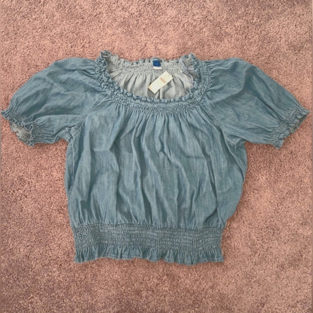 Old Navy Women's Blue Smock Top - NWT